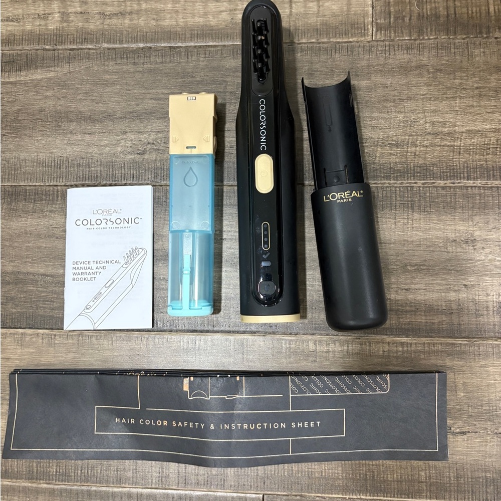 L'Oreal ColorSonic Hair Tool in Black and Gold, Used like new.